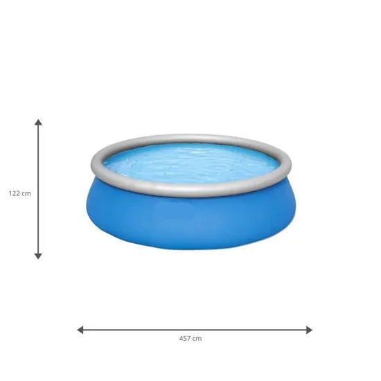 Piscine 457 x 122 cm + Bande de test PH + Epuisette + Bache