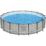 Piscine hors sol tubulaire - 549 x 122 cm - Ronde