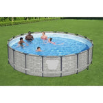 Piscine hors sol tubulaire - 549 x 122 cm - Ronde