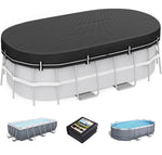 Bache Piscine ovale 427 cm